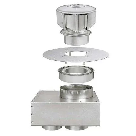 Dayton Dayton 32V264 horizontal combustion air inlet kit 5 in commercial heating — product photo