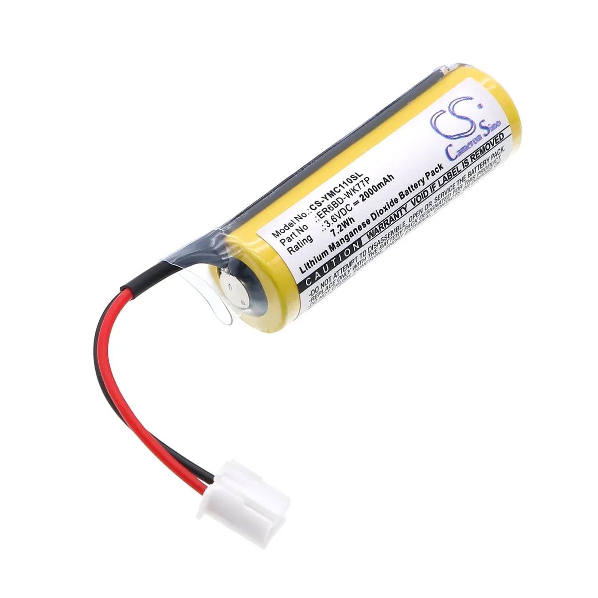 Cameron & Co Cameron & Co DS-CS-YMC110SL standard battery 3.6V 2000mAh white — product photo