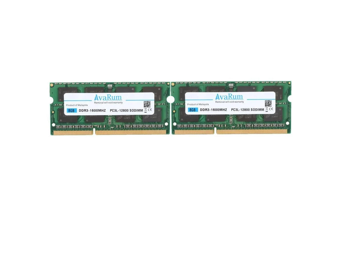 Avarum Avarum 16GB (2x8GB) DDR3L 1600 SODIMM CL11 1.35V 2Rx8 memory upgrade — product photo