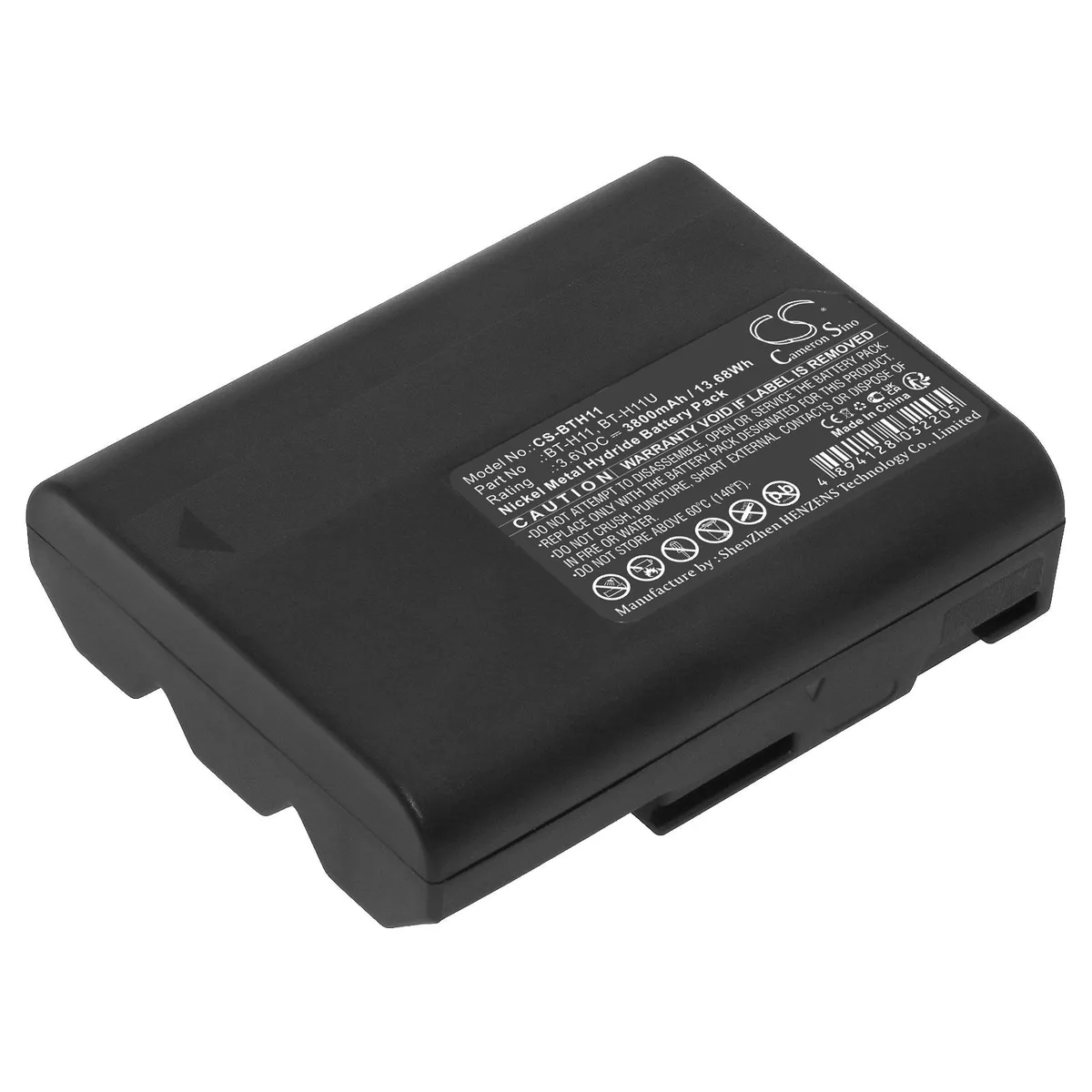 Cameron &amp; Co Cameron &amp; Co DS-CS-BTH11 camera battery Ni-MH 3.8 Ah black — product photo