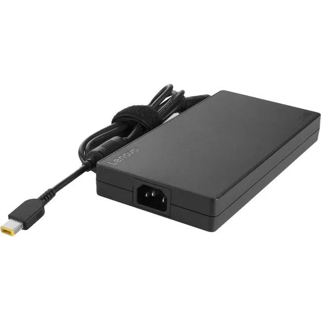 Black 230W slim tip AC adapter with cable