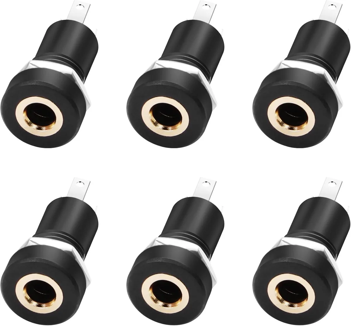 Boxwave Boxwave 3.5 mm 3 Pole Stereo Panel Mount Jack 6 Pack — product photo