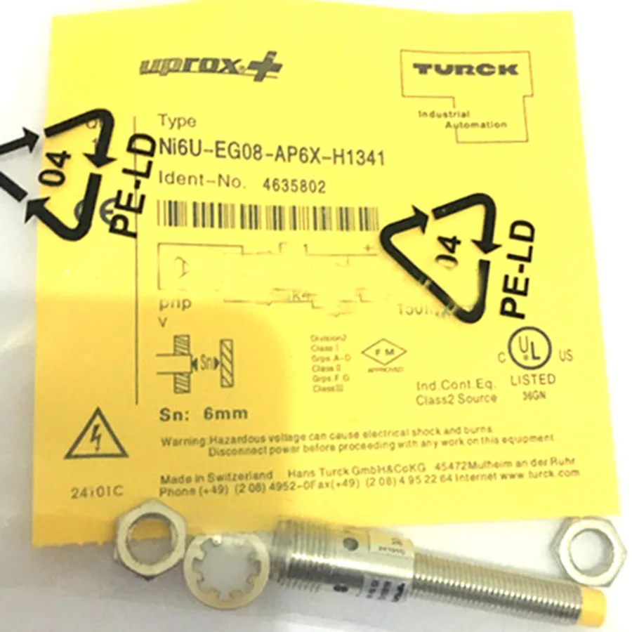 Turck Turck NI6U-EG08-AP6X-V1131 4635801 inductive sensor PNP M8×1 — product photo