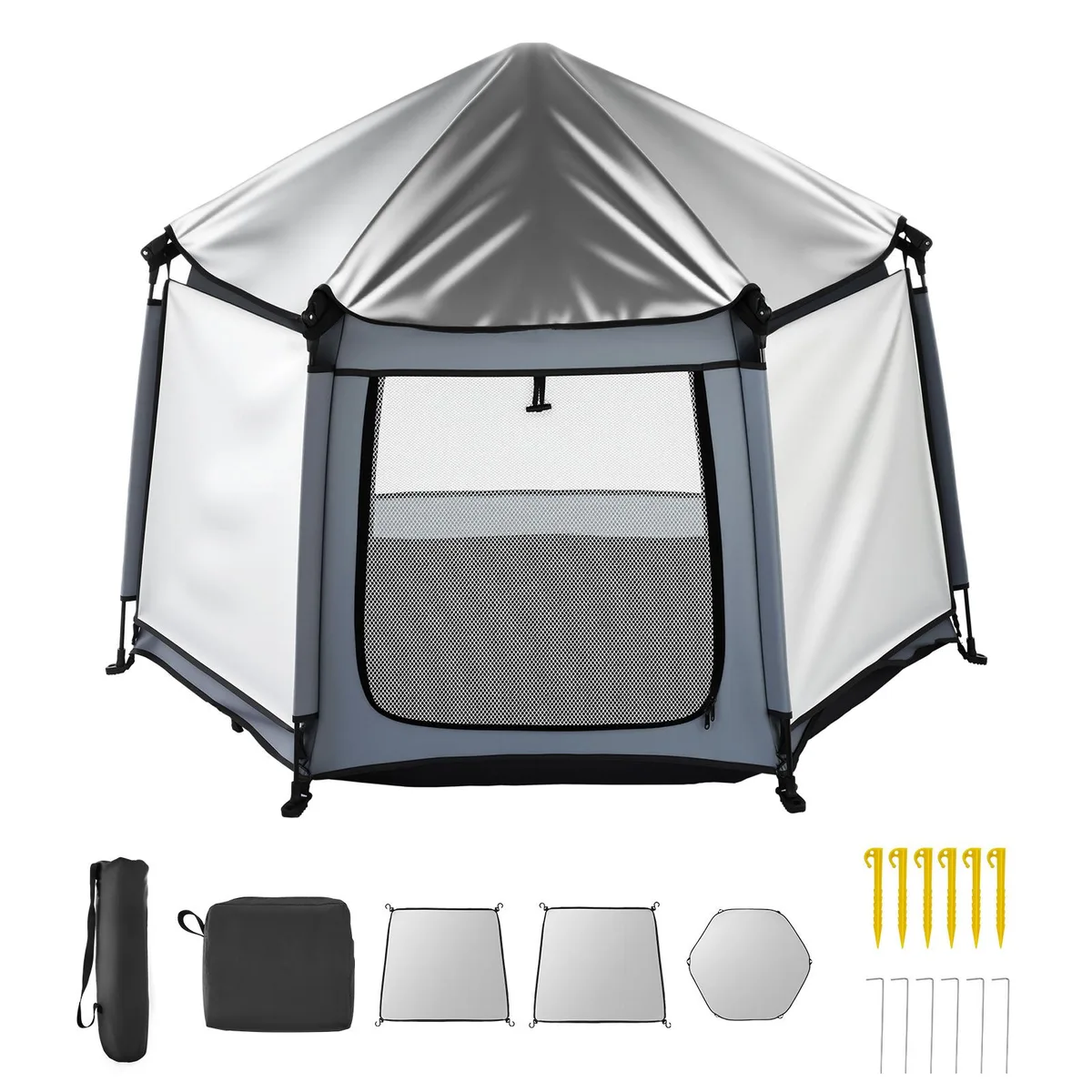 VEVOR VEVOR Pop-Up Playpen with Canopy 59 inch 2.49 kg — product photo