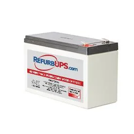 Single sealed lead-acid battery block in dark case