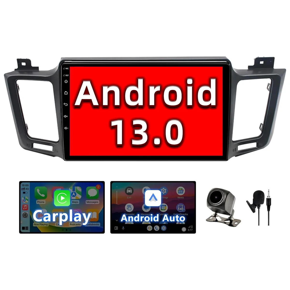 Binize Binize Android 13 Car Radio Toyota RAV4 2013-2018 10 Touch Screen — product photo