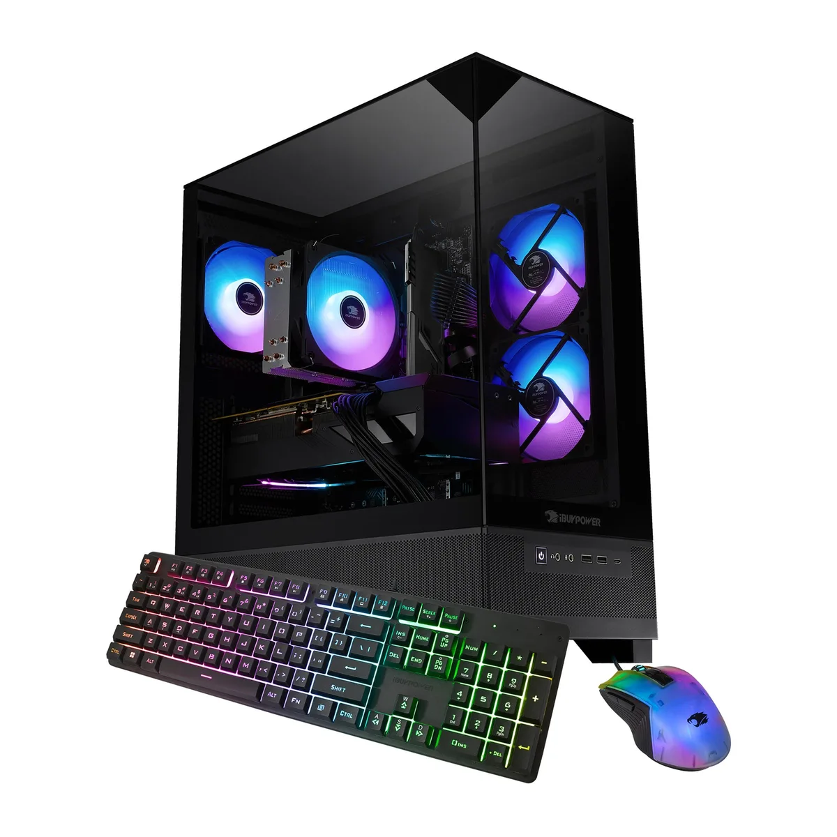 iBUYPOWER iBUYPOWER ESI5N5605 gaming PC i5-14400F RTX 5060 16GB DDR4 1TB NVMe — product photo