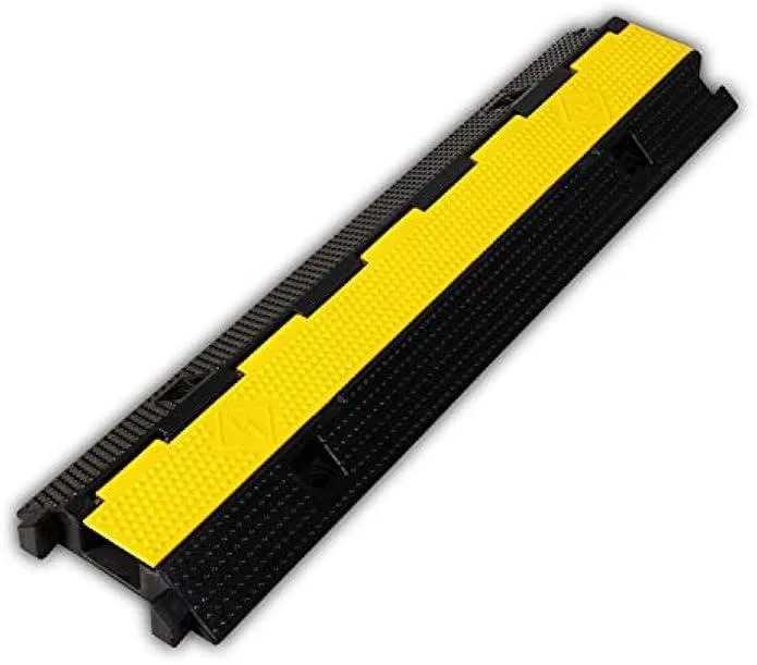 TAURKENAM TAURKENAM 1-Channel Cable Ramp 39.37L Yellow 22000Lbs — product photo