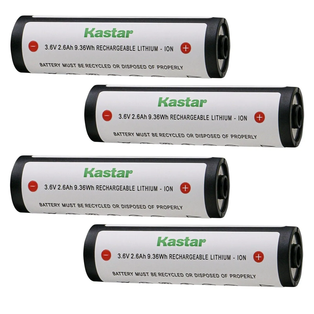 Kastar Kastar 74175 4-Pack 3.7V 2.6Ah Li-Ion Camera Battery — product photo