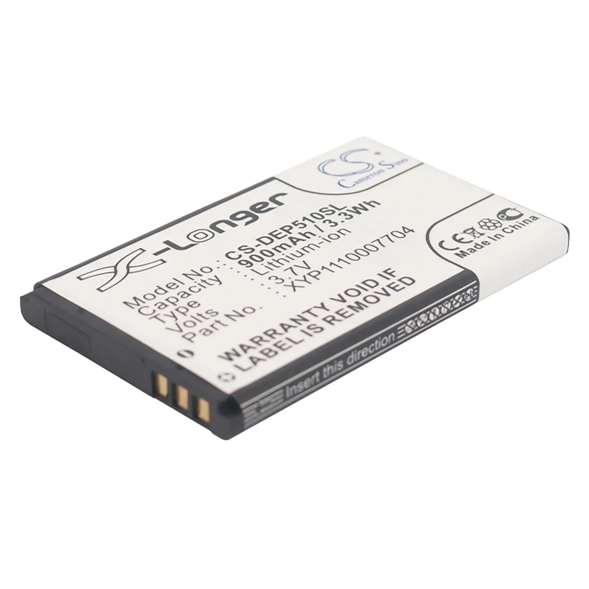 Cameron &amp; Co Cameron &amp; Co DS-CS-DEP510SL cell phone battery 3.7V 900mAh — product photo