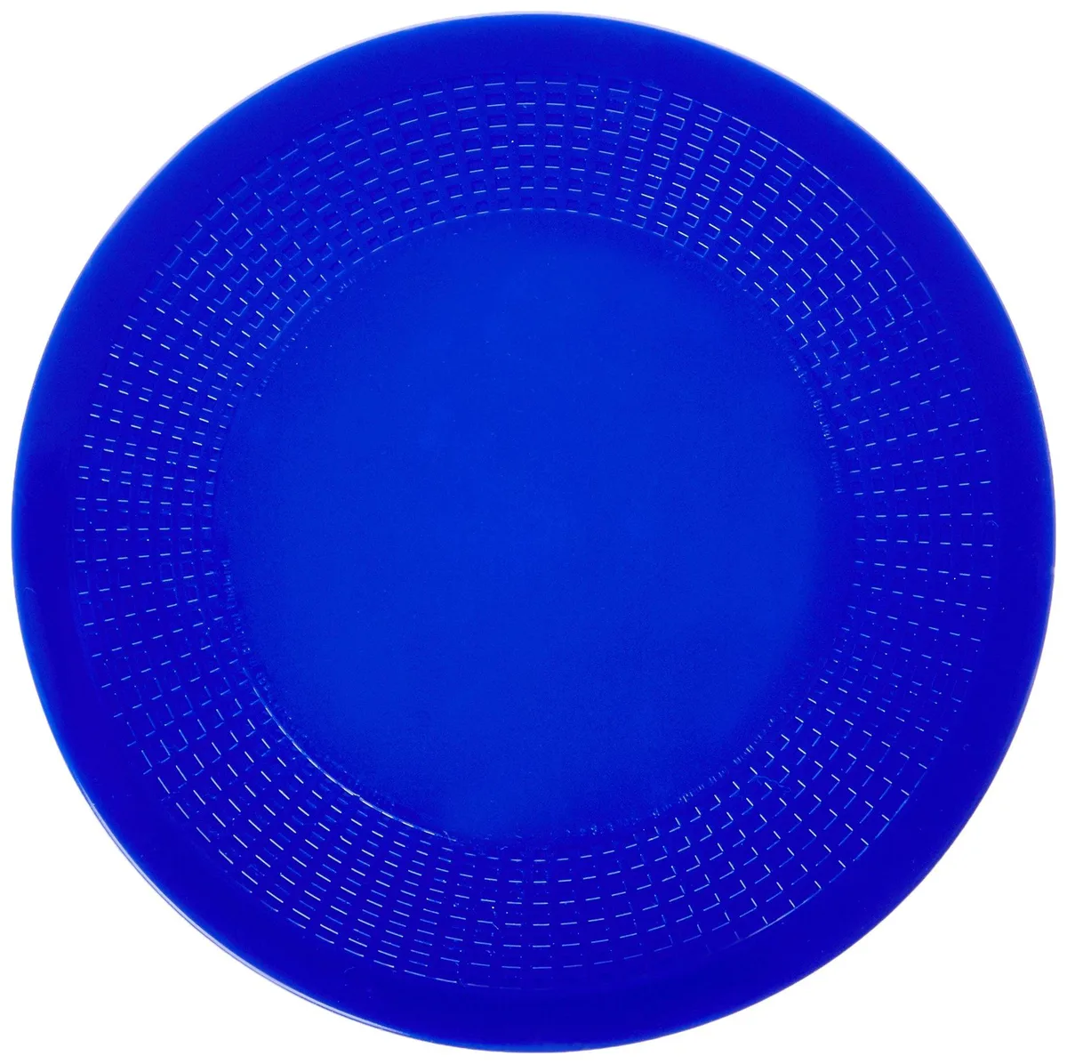 Blue non-slip mat 7.5 inch diameter .25 inch thick textured surface