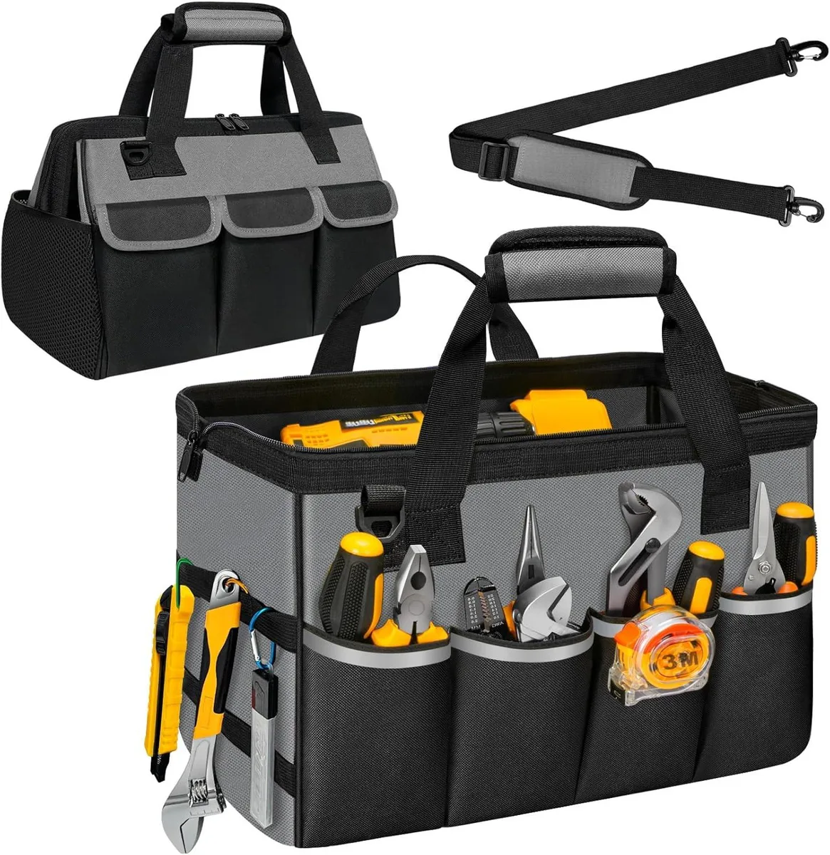BFKK BFKK Tool Storage Bag L Black/Grey 14 pockets — product photo