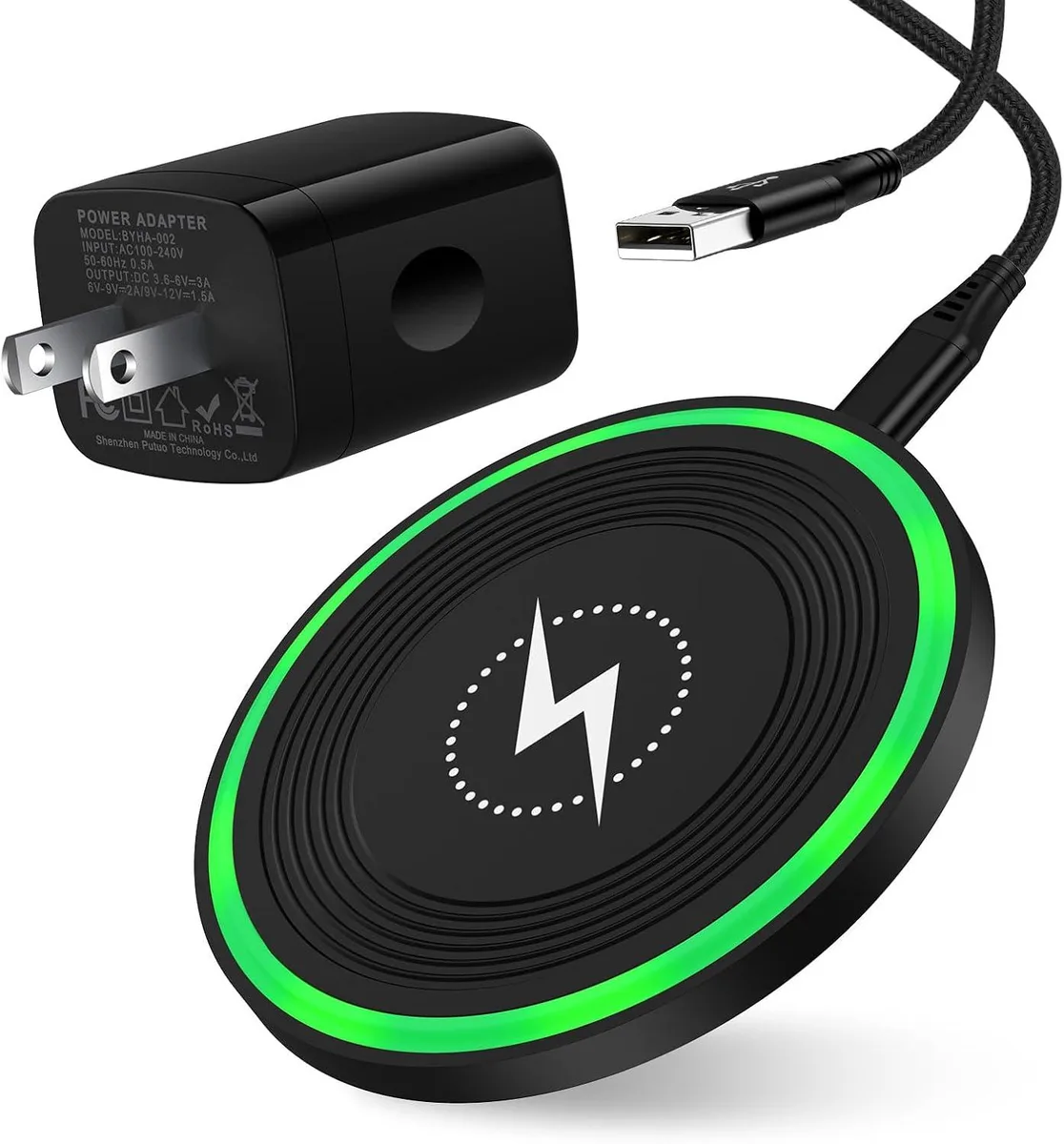 Airocide Airocide 15W Wireless Charger with QC 3.0 Adapter — product photo