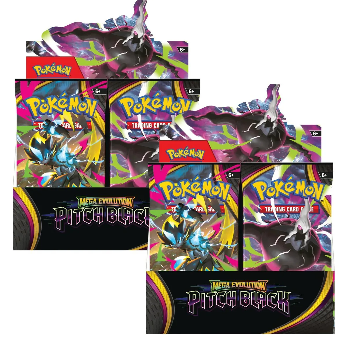 Pokemon Pokemon ME5 Mega Evolution Pitch Black Booster Boxes 2-Pack trading card — product photo
