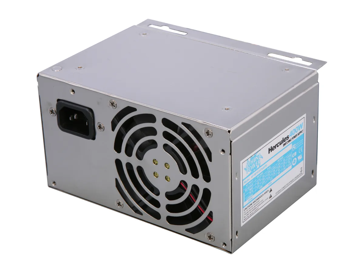 Athena Power Athena Power AP-MPS3ATX40P8 400W server power supply — product photo