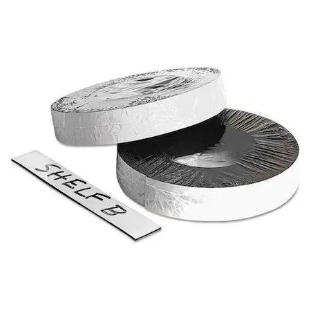 Baumgartens Baumgartens 66151 Dry Erase Magnetic Label Tape White 1" x 50 ft — product photo
