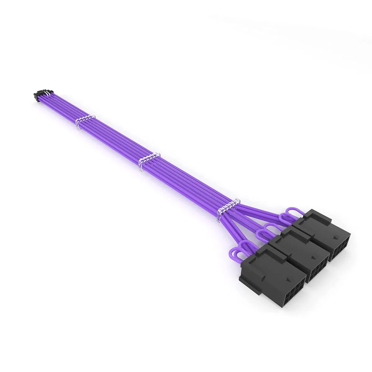 BUCIER BUCIER 12+4 Pin PCIe 5.0 Extension Cable 16AWG 30cm Purple — product photo