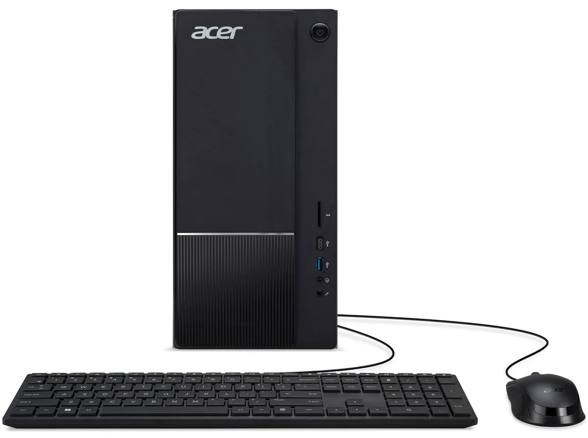 Acer America Acer Aspire TC-1775-UR11 desktop PC i5-14400 64GB DDR5 128GB NVMe + 2TB HDD Win 10 Pro — product photo