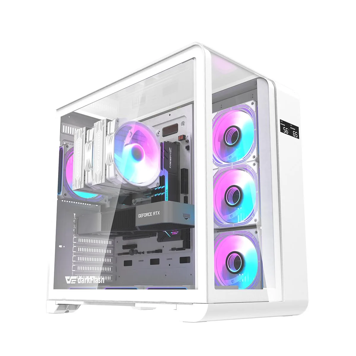 darkFlash darkFlash L280 ATX Mid Tower PC Case White — product photo