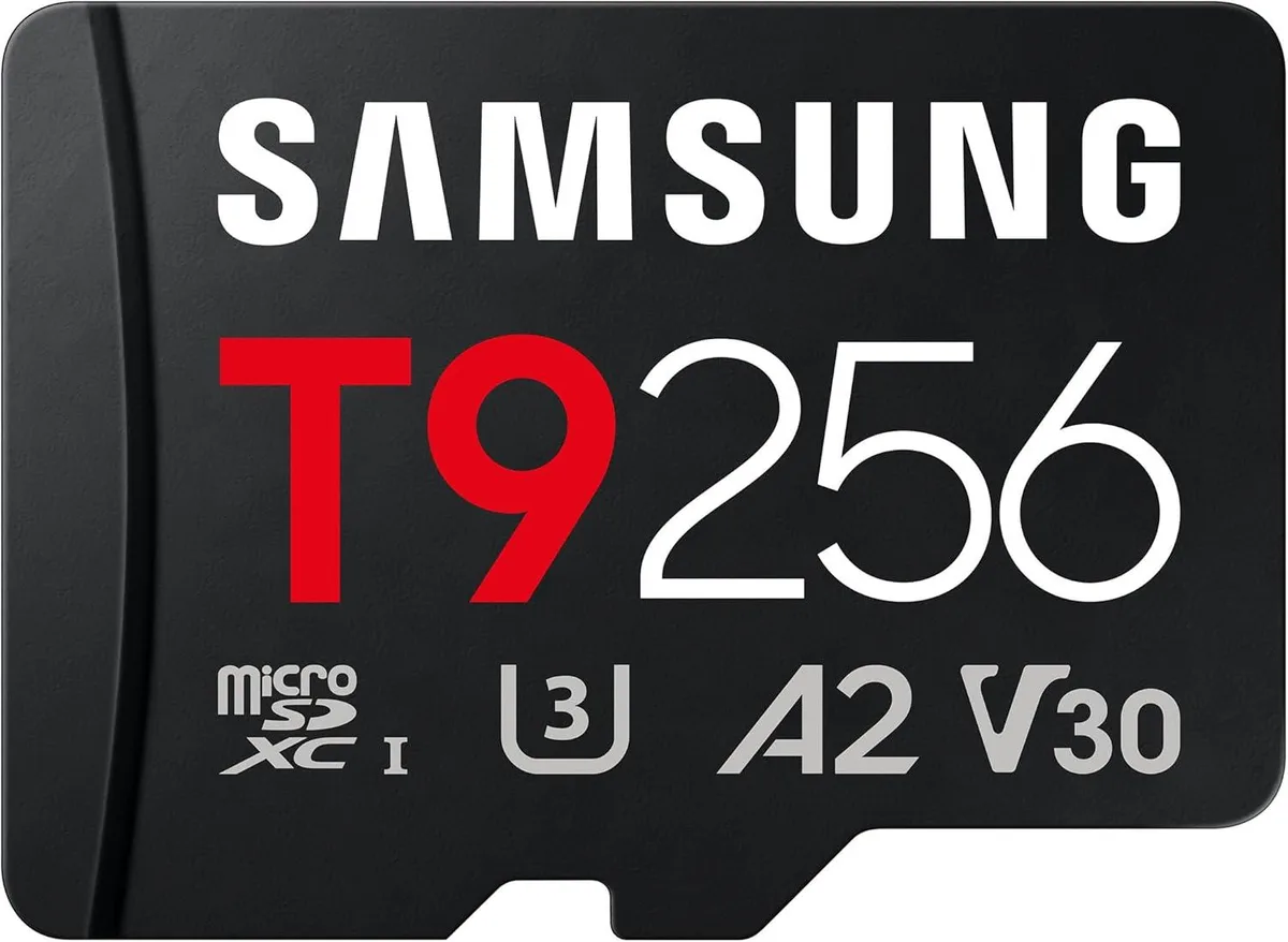 SAMSUNG SAMSUNG T9 microSDXC memory card 256GB U3 V30 A2 200MB/s 130MB/s — product photo