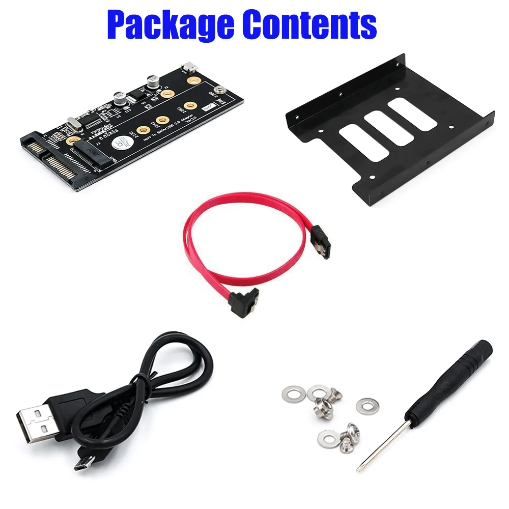 Shenzhen ZYX Science Technology Co.Ltd. Shenzhen ZYX Science Technology Co.Ltd. M.2 Key B to SATA 2.5" USB 2.0 3.5" Cage Adapter card reader — product photo