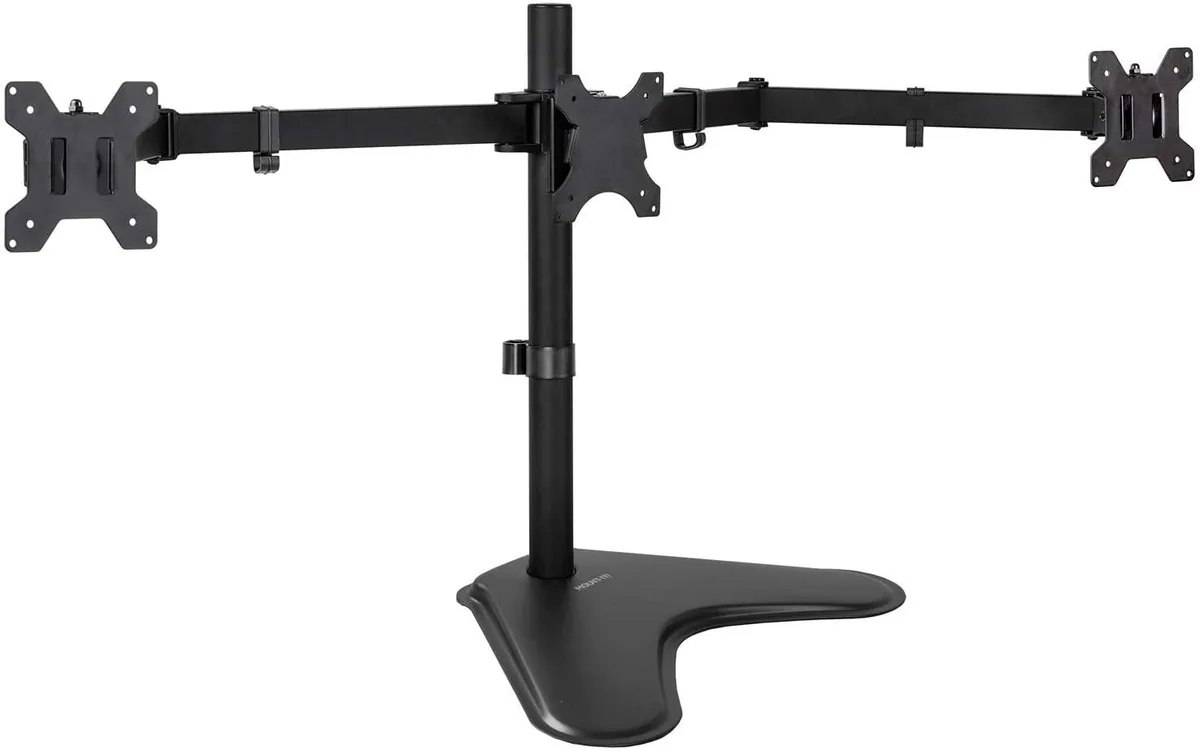 Mount-It Mount-It Triple Monitor Stand 19-24 Inch 15.4 lbs VESA 75x100 — product photo