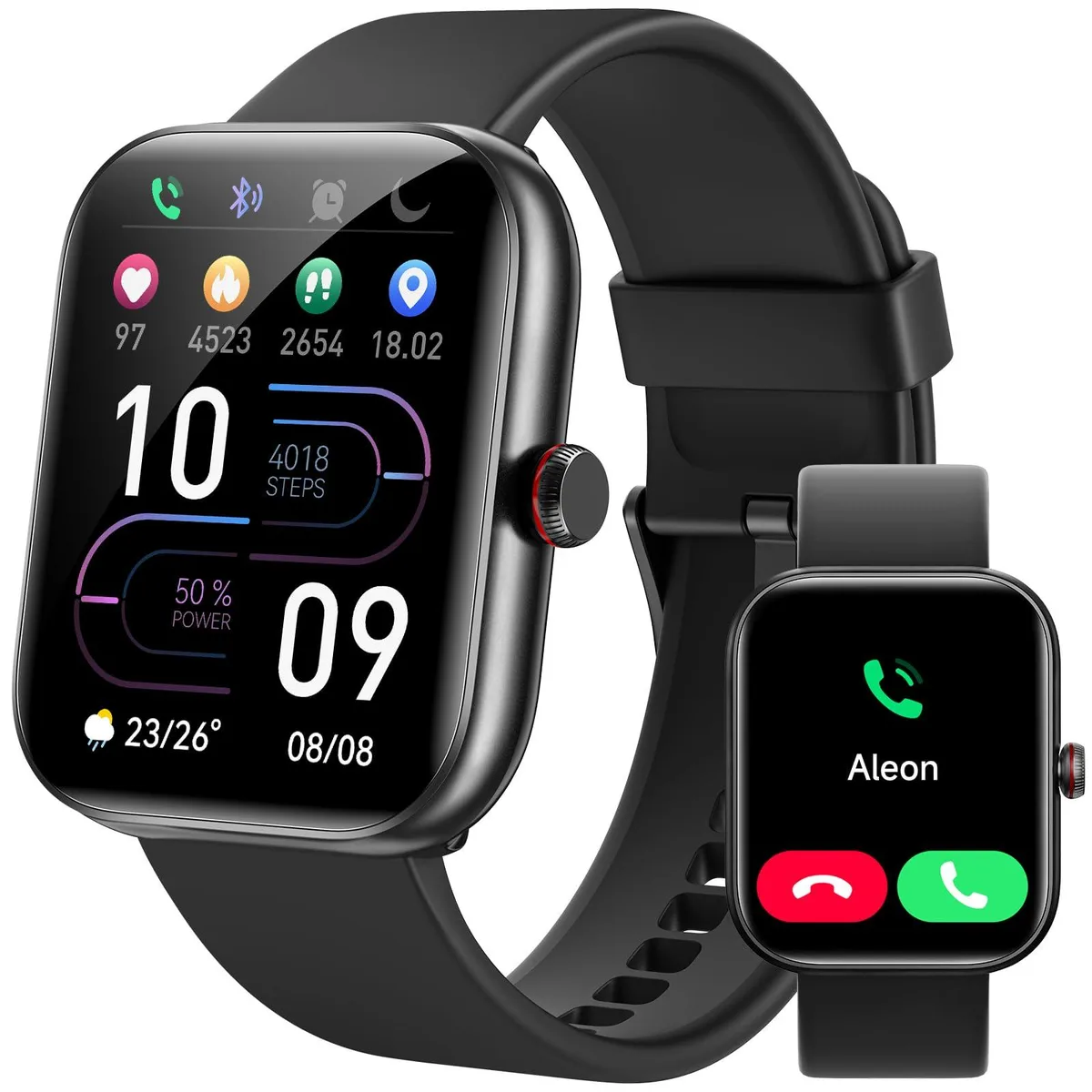  Yoever IDW20 Smart Watch Starry Black 1.91 — product photo