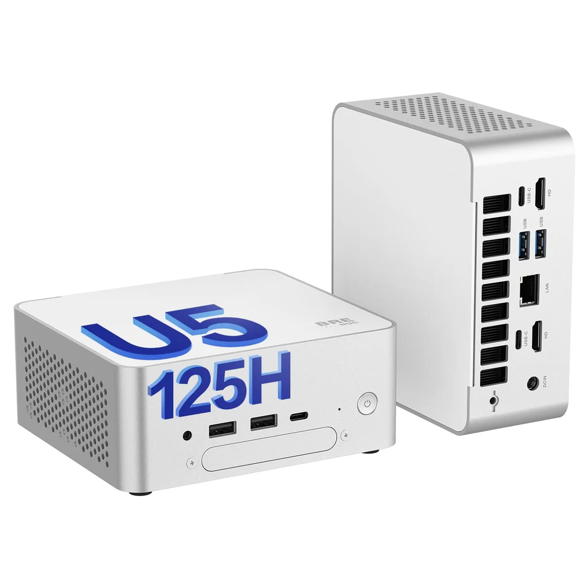 BRENUC BRENUC BREC barebone mini PC Intel Core Ultra 5 125H 96GB DDR5 4TB NVMe — product photo