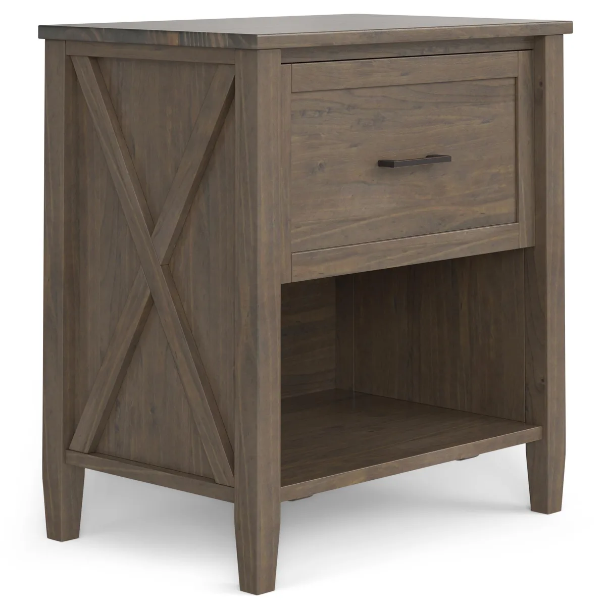 tuphen tuphen Ela Bedside Table Smoky Brown 16x24x26 — product photo
