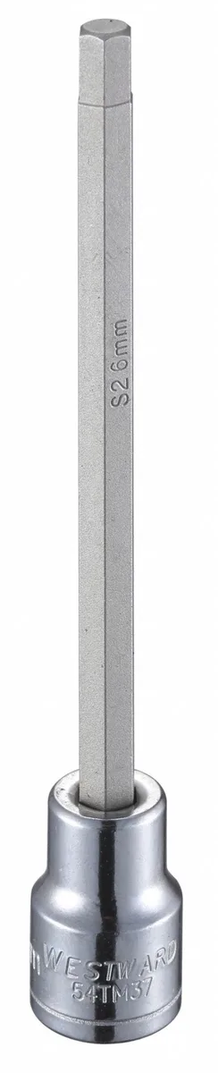 Westward Westward 54TM37 3/8" Drive Hex Socket Bit 6mm — product photo