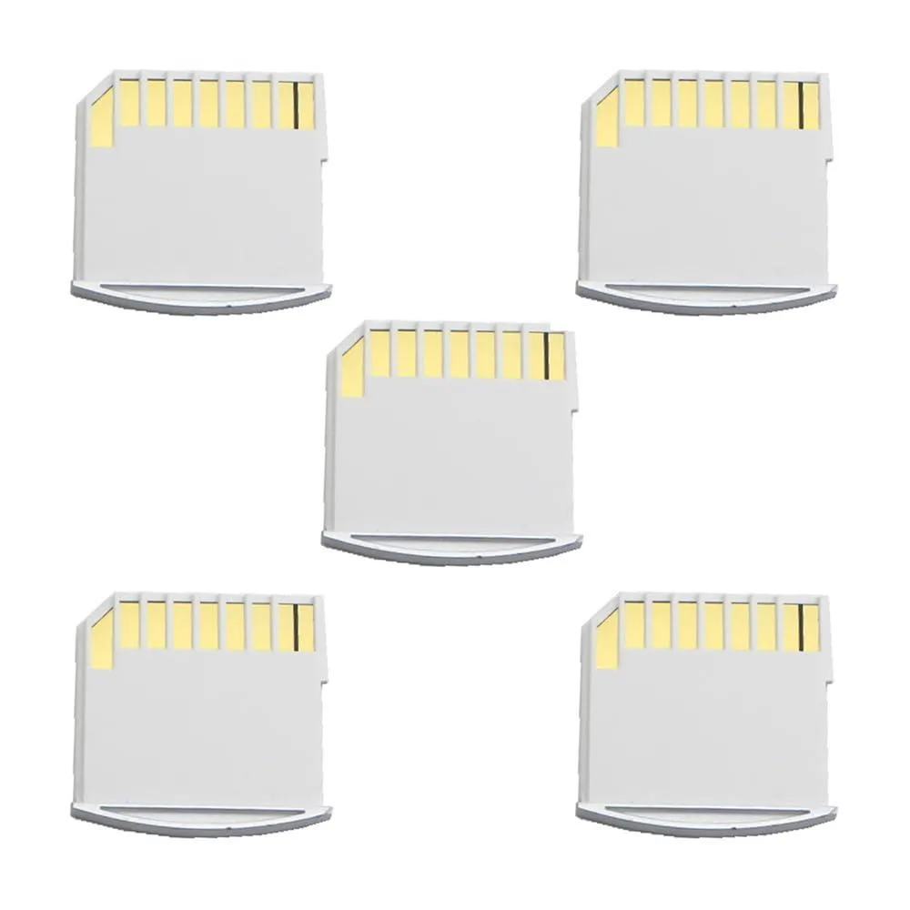 LORDWORLD LORDWORLD Micro SD to SD Adapter Kit White 5pcs 20mm — product photo
