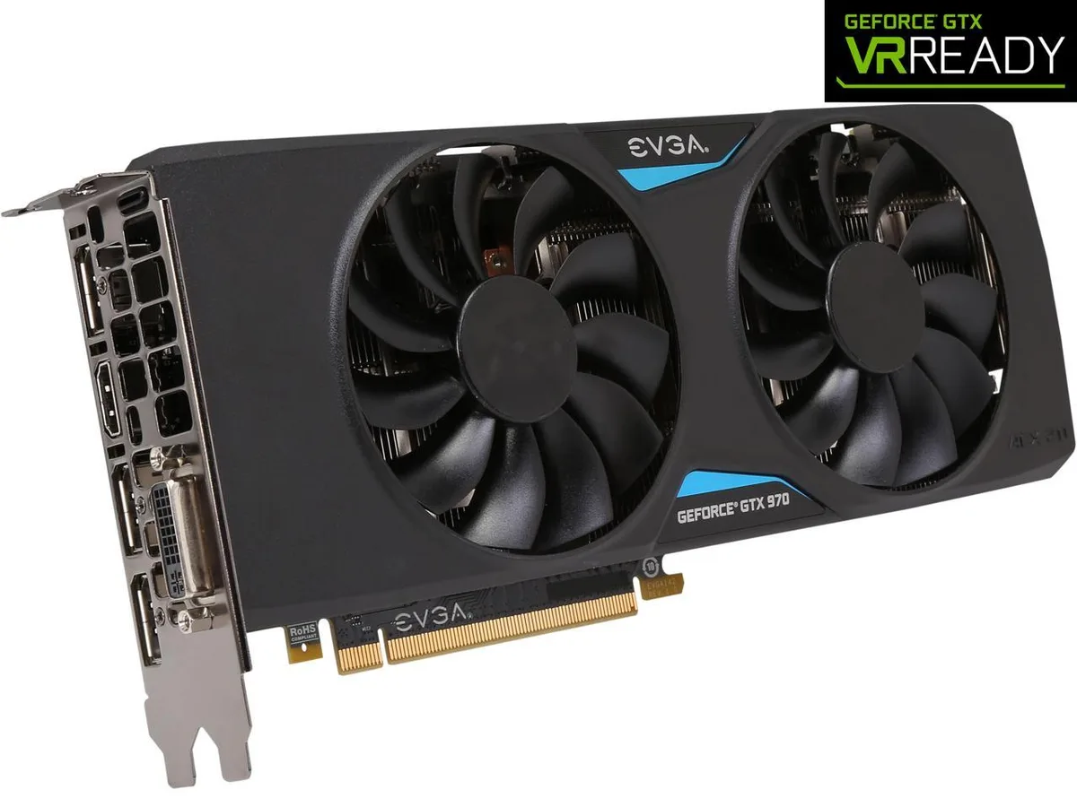 EVGA EVGA GeForce GTX 970 04G-P4-3978-KR 4GB graphics card — product photo