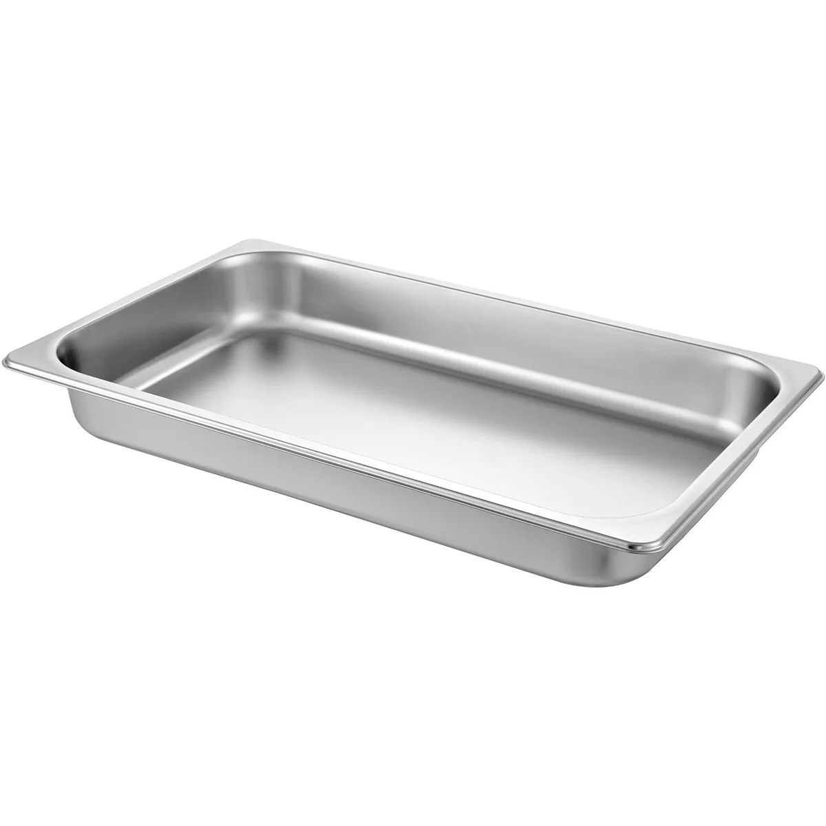 VEVOR VEVOR 6 Pack Steam Table Pans 20.9 x 12.8 x 2.6 Inch Stainless Steel — product photo