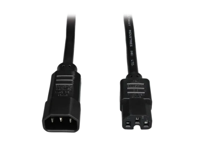 Tripp Lite Tripp Lite P018-006 computer power extension cord 6 ft 14AWG C14 to C15 — product photo