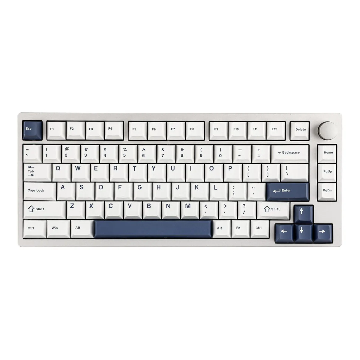 Epomaker Epomaker P75 75% Aluminum Gaming Keyboard 81 Keys Silver Wisteria Linear Switch — product photo