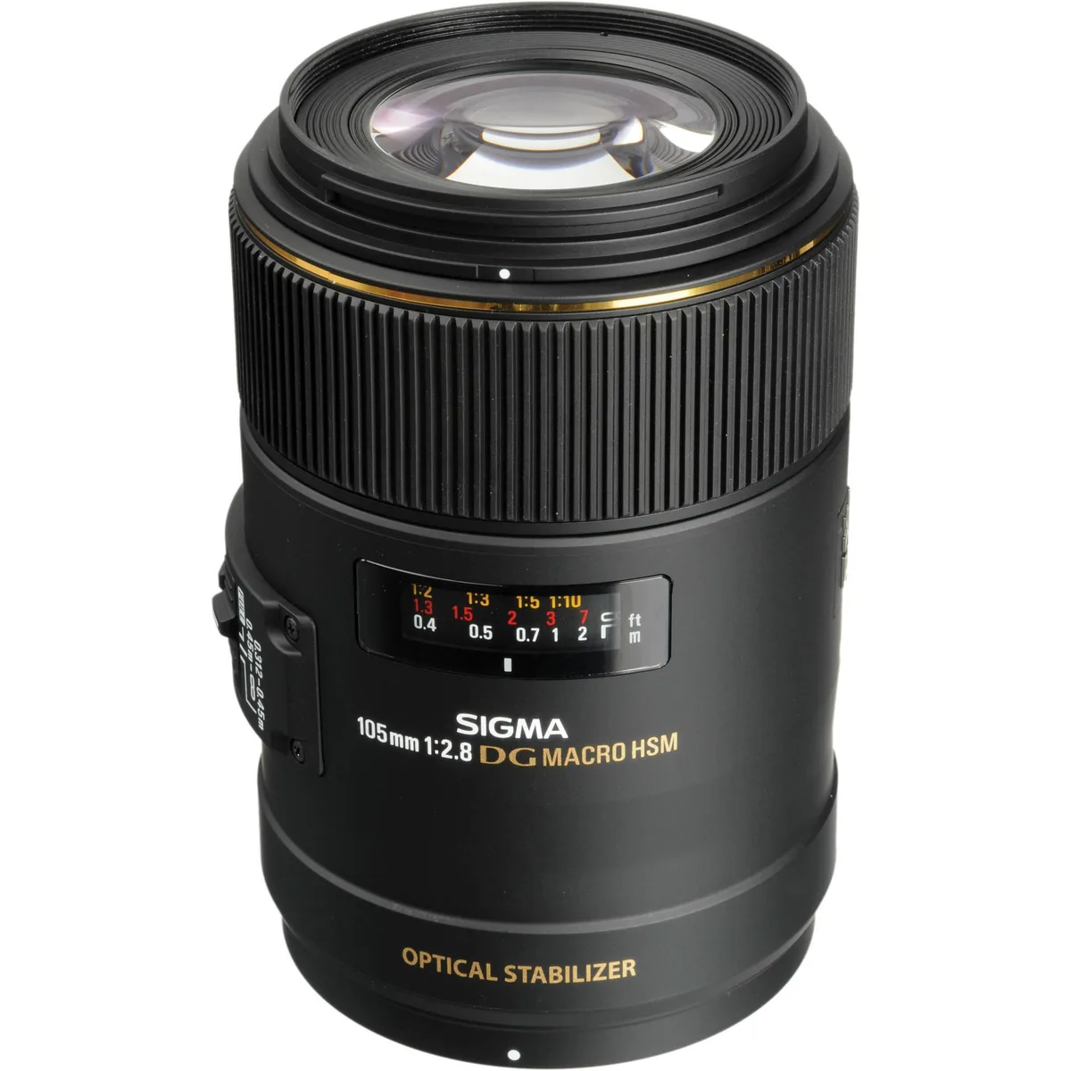 SIGMA SIGMA 105mm f/2.8 EX DG OS HSM Macro Lens for Nikon AF camcorder lens — product photo