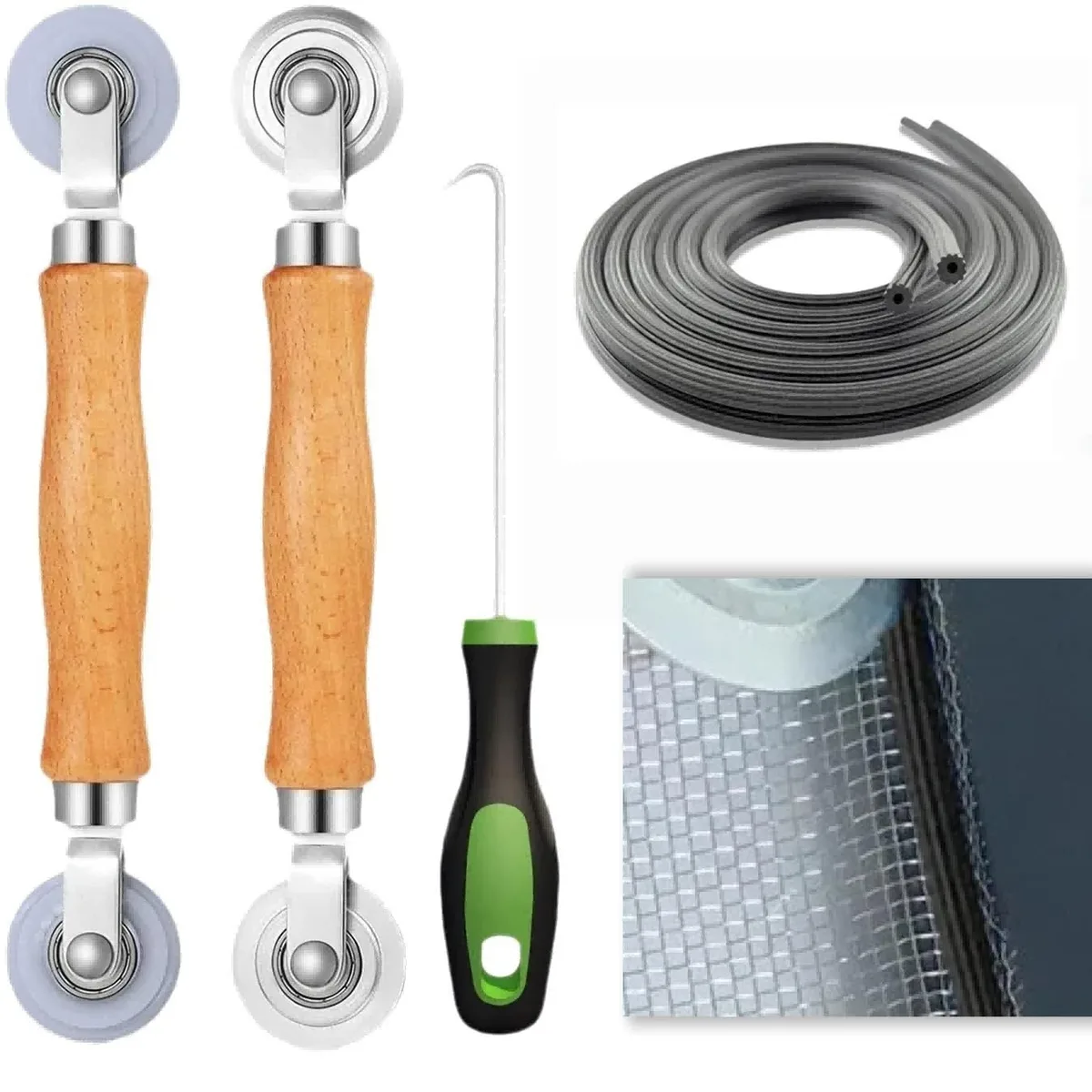 Screen Repair Tool Kit 32ft Spline 4-in-1 — product photo