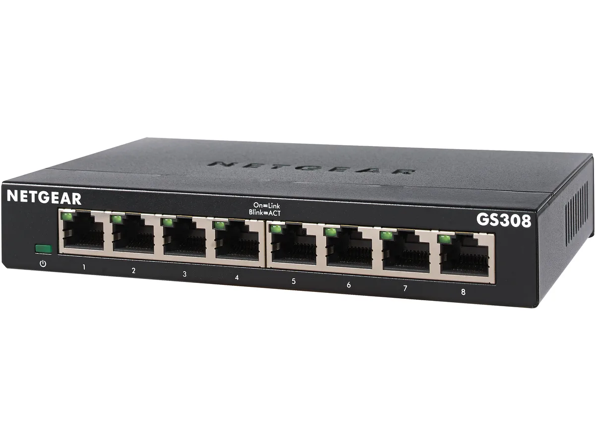 Netgear Inc. Netgear Inc. GS308-300PAS 8-port Gigabit network switch — product photo