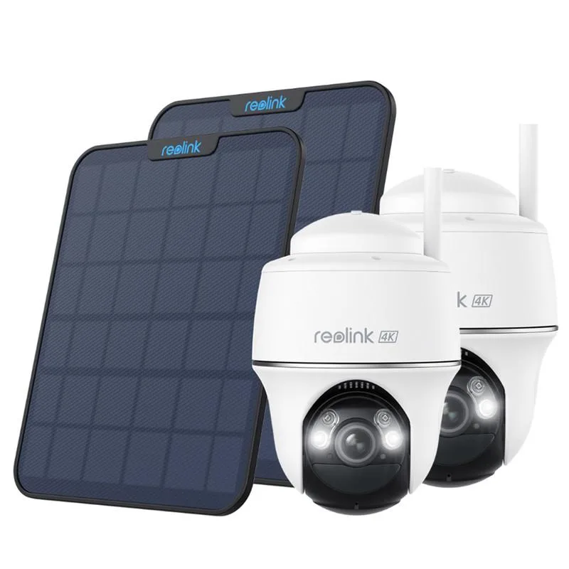 Reolink Reolink Argus PT Ultra 2pcs 4K 8MP 355° Pan 140° Tilt Dual-Band WiFi Solar Battery Wireless Surveillance — product photo