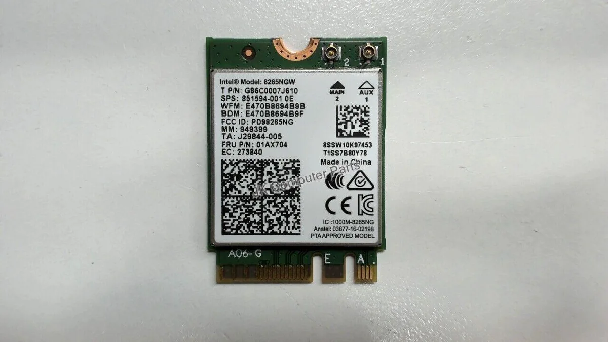 Group Other Group Other 01AX704 8265 Wireless Add-On Card — product photo