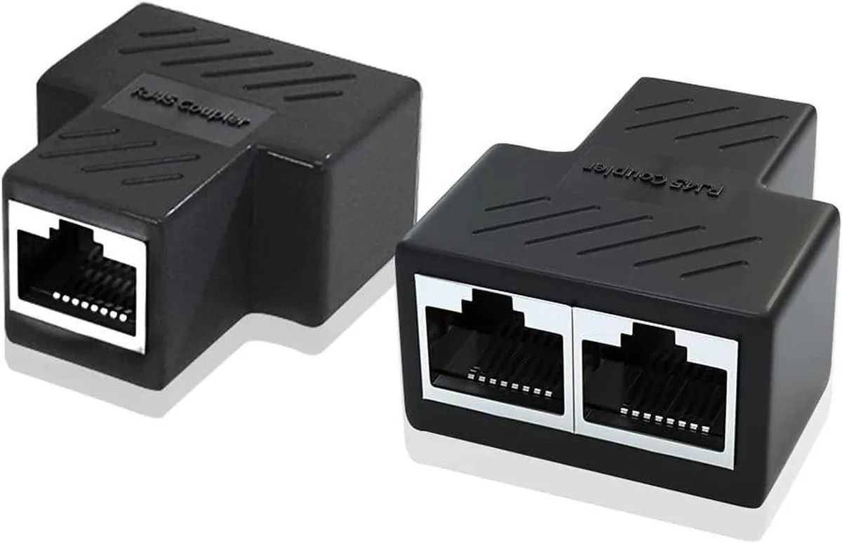 Vszerda Vszerda RJ45 Splitter Adapter 1 to 2 2pcs network connector — product photo