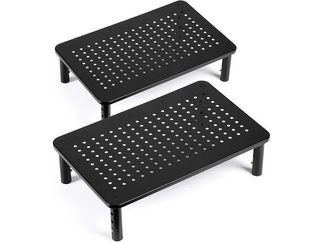 LORDWORLD LORDWORLD Monitor Riser 14.6x9.3in 3.9/4.7/5.5in 2 Pack — product photo