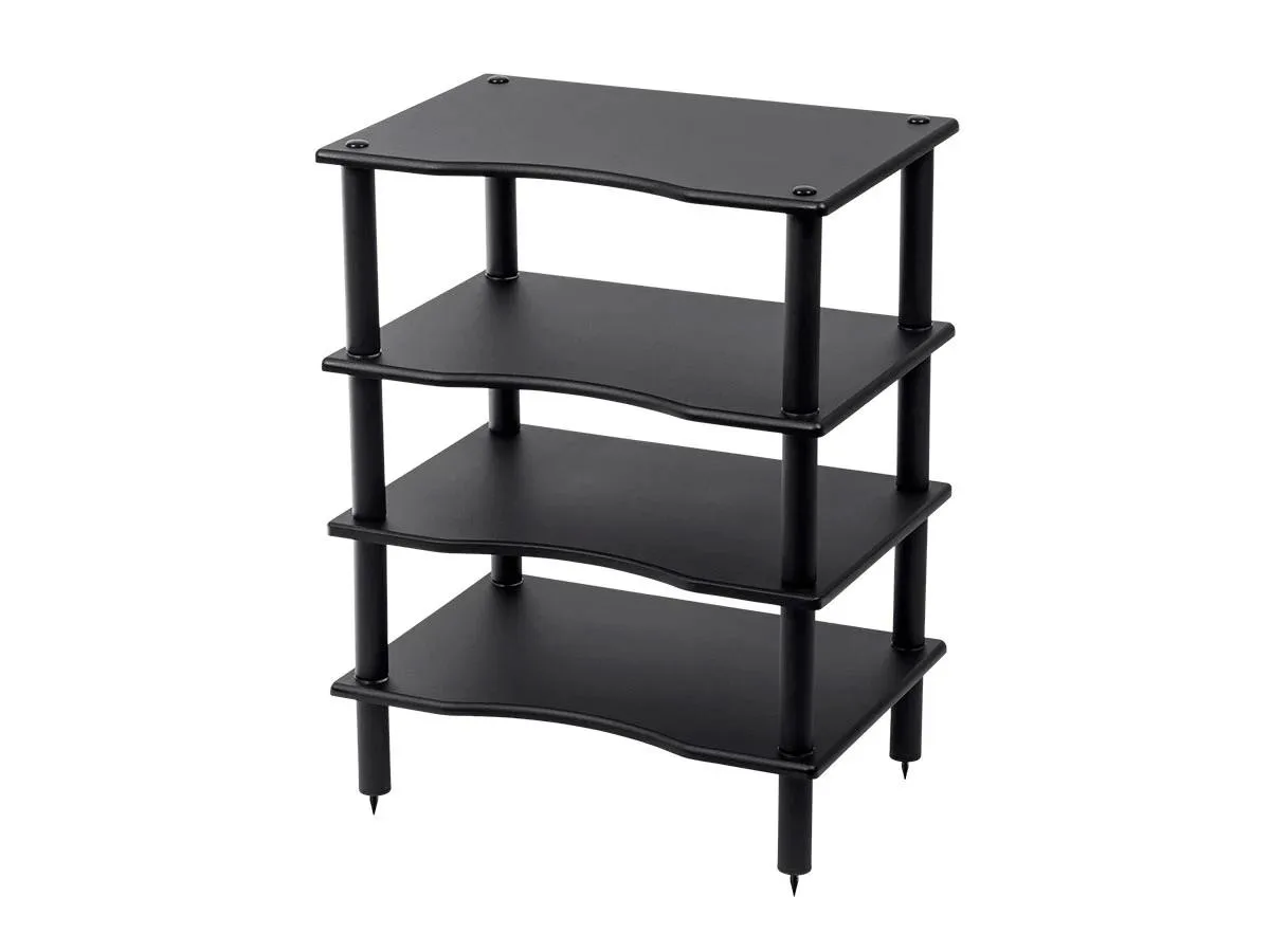 Monoprice Inc. Monoprice Inc. 127678 Monolith 4-Shelf Audio Stand Black — product photo