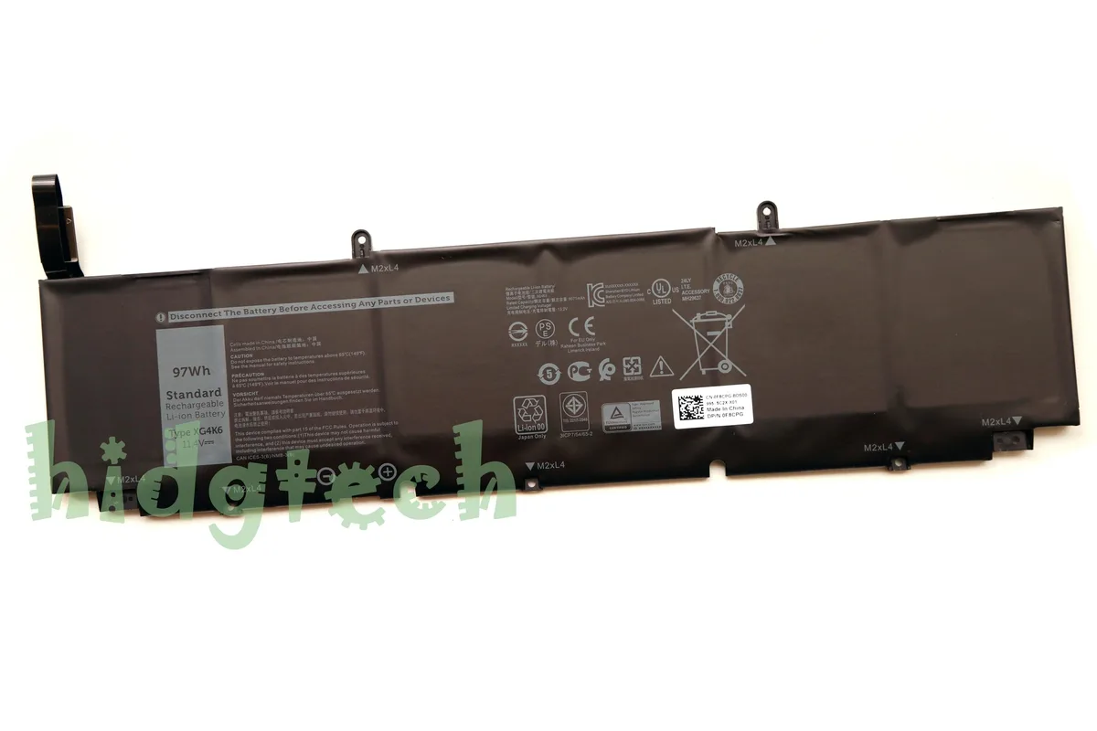 Beisite Beisite XG4K6 97Wh laptop battery for XPS 17 9700 9710 Precision 5750 — product photo