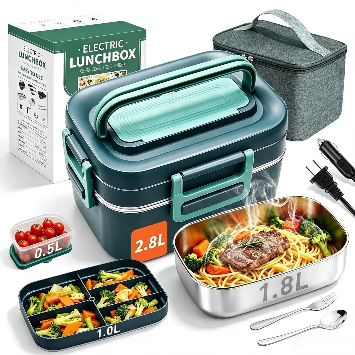 DNBeffulgent DNBeffulgent JFH-209 2.8L 100W 12V/24V/110V warming tray — product photo