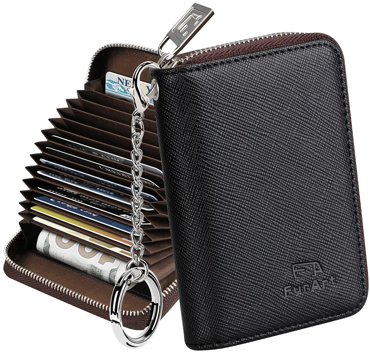 Viator Gear Wallet Black RFID 16 slots 4.1x3.0x1.1 — product photo