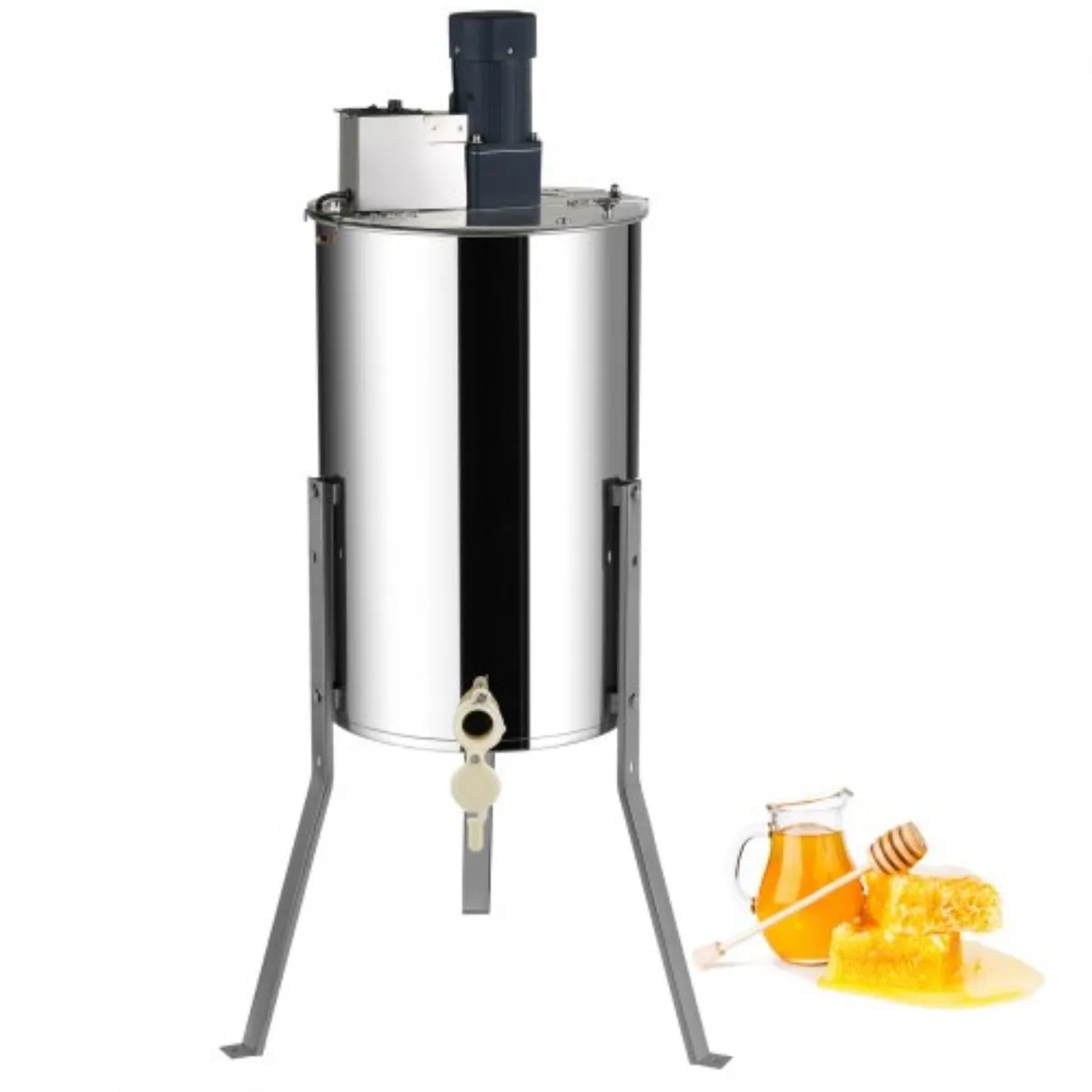 VEVOR VEVOR DD-2/4 Electric Honey Extractor 2/4 Frames 140W Stainless Steel — product photo