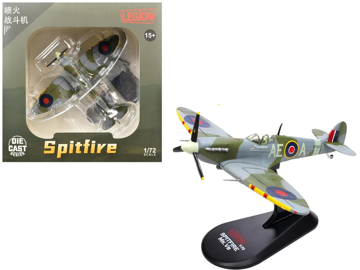 Legion Supplies Legion Supplies Supermarine Spitfire Mk Vb "No. 402 City of Winnipeg Squadron" 1/72 Diecast Model — product photo