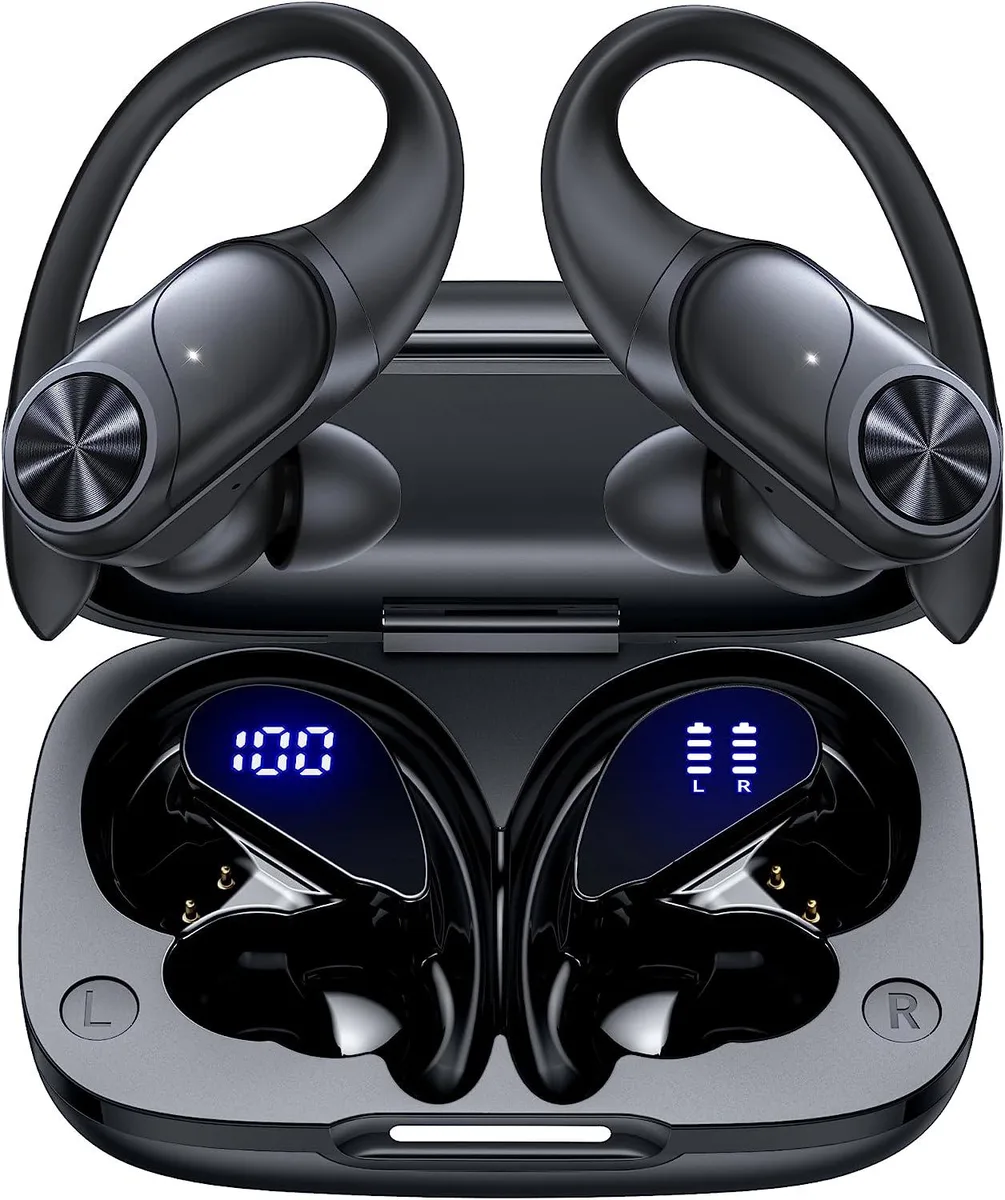 Corn Electronics Corn Electronics Bluetooth 5.3 Earbuds 80hrs IPX7 Black — product photo