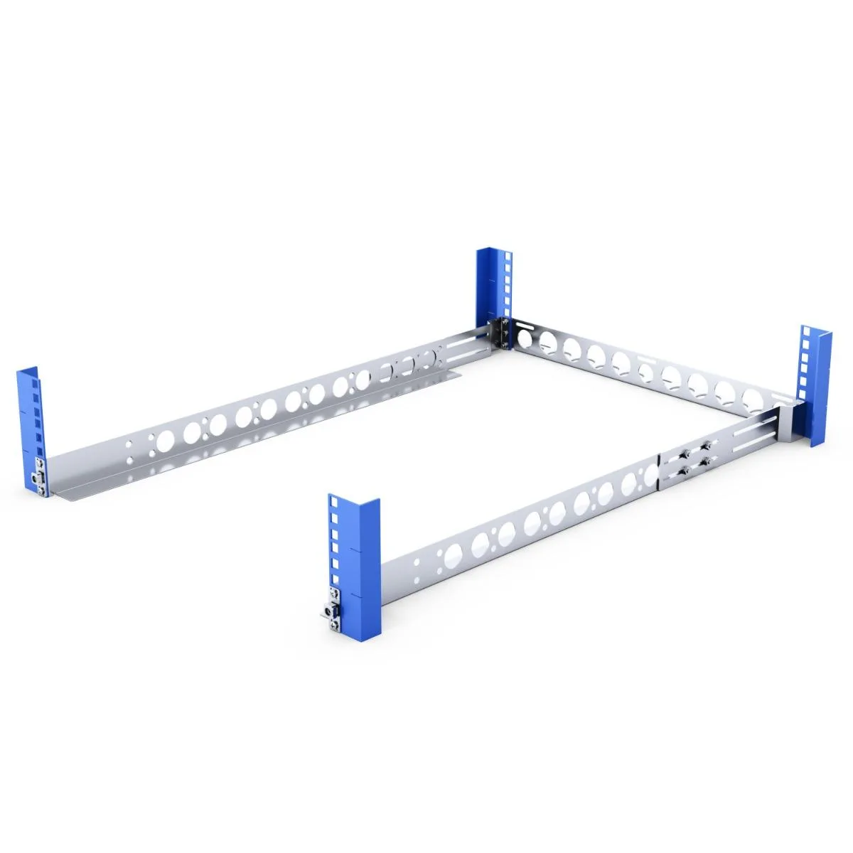RackSolutions RackSolutions 1U Universal Rail 24in Depth with Wirebar 45 lb Capacity — product photo